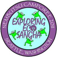 Nembutsu Camporee 2011 logo - Eco Sangha theme